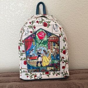Stained Glass Rose Backpack softtag loungefly